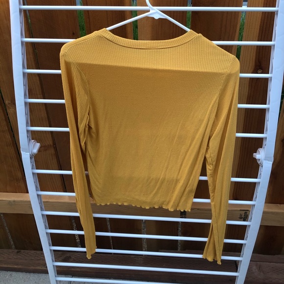 Essentials by Full Tilt, Mustard shirt. - Picture 2 of 2